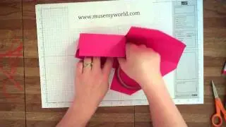 Stampin' Up! Ideas Mini Magazine File Card Holder Tutorial