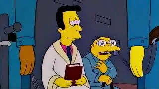 The Simpsons - Hans Moleman gets executed
