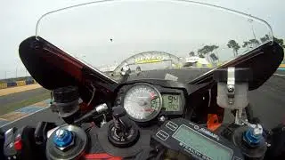 1000 gsxr sur le circuit bugatti du Mans
