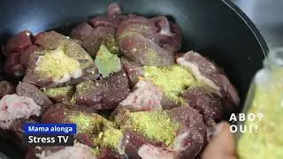 Ronion ya kokalinga na makemba (Cuisine Congolais)