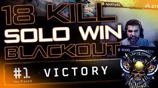 18 KILL SOLO WIN! (Call of Duty: Blackout)