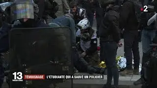 Street medic elle a soigné un policier en arrêt cardiaque lors d'une manifestation des gilets jaunes