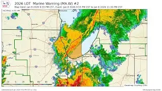Special Marine Warning for Southern Lake Michigan. (EAS 1,210-1,211) 1/8/26.