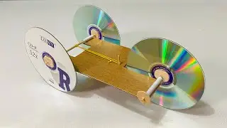 How to make Rubber band Car | Simple Car Toy