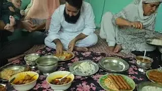 Waza Chef Kar Raha Hai Eid k Lunch ki Tayari ✨❤❤aur mai aapna bagcha mai Gaye ||Kashmir||