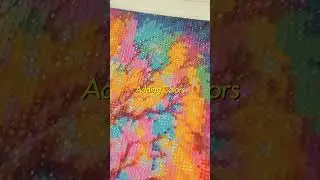 Diamond painting day 4 #diamondpainting #color #art #rainbow #trendy #craft #satisfying #diamond