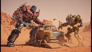 $0 Alien War Machines! Optimus Prime & Bumblebee Restoration on Mars!