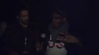 Curtis Santiago Backstage During CMW 2010