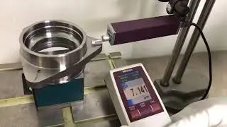 Using Surface Roughness Tester to test for car hub bearing