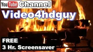 TV Screensaver HD Fireplace 60 minutes - art4HD.tv Best