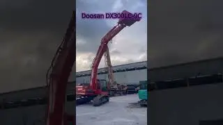 Used cheap price Doosan DX300LC-9C mini excavator #excavator #machinery #construction #mini #doosan