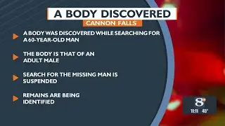 A body discovered | Cannon Falls, MN