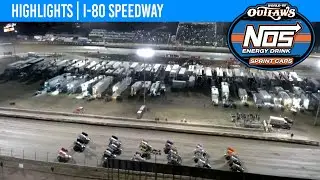 Гонки World of Outlaws NOS Energy Drink Sprint Cars, трасса I-80, 14 октября 2022 г. | ОСНОВНЫЕ М...