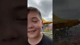 The WA State Fair with the best ride companion.  Height requirements fulfilled!