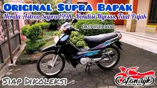 ORIGINAL SUPRA BAPAK, HONDA ASTREA SUPRA 1998 ORI CAT & STRIP, MESIN JOSS, TAAT PAJAK, SIAP KOLEKSI