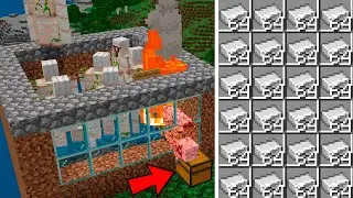 ✅ LA GRANJA de HIERRO más FACIL en MINECRAFT BEDROCK 1.21.121+