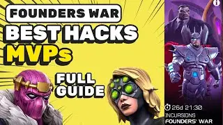 Founders War Incursion Best Team And Hacks With MVP | Guide To Zone 15 | Mcoc