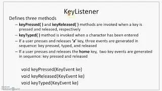 AWT Event Handling Lecture 3 (Keyboard and Mouse Events)