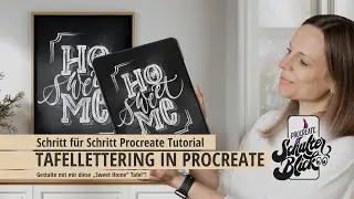 Procreate Tutorial: Tafellettering 