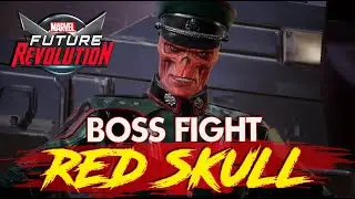 Red Skull Villain Epic Boss Fight - MARVEL Future Revolution