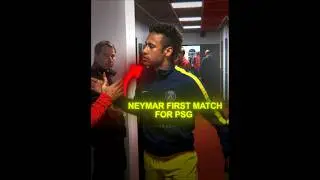 First Match For Paris🔥🔥#neymar #edit #goviral #shorts