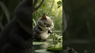 Fat Cat and the Frog Prince | Royal Snack #FatCat #PixarStyle #FunnyCat #CGIShort #PixarHumor