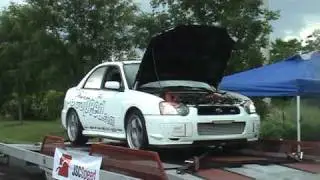 JSC Speed Subaru STi Perrin GT35r dyno 495awhp
