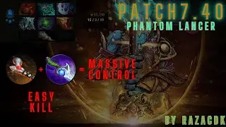 Phantom Lancer 7.40 play with Atos item