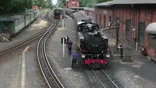 Die Zittauer Schmalspurbahn im Sommer 2023.