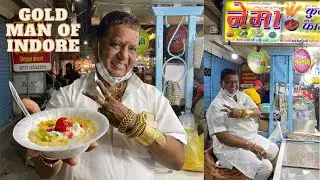 ‘GOLD MAN OF INDORE’ |Nema Falooda Kulfi |Unique Indian Street Food|