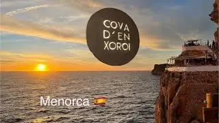 Exploring the magic of Cova d&rsquo;en Xoroi, Menorca &mdash; Sunset 🌅🇪🇸#menorca #travel #nature #sunset #sea 