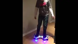 Kid falls off hoverboard!!