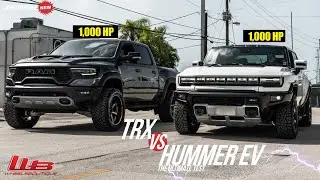 Hummer EV vs TRX 1,000 HP
