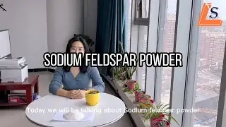 Sodium feldspar powder mainly used in ceramic and glass industries.