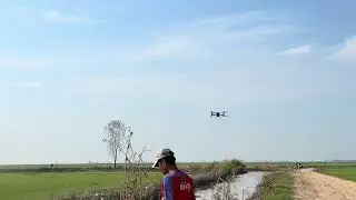 Spray pesticides with a drone EP 3