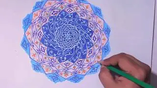 How to draw Iranian Geometric Design by Sharif Arts
