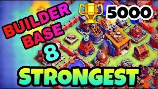 STRONGEST BUILDER BASE 8 LAYOUT WITH REPLAY | BUILDER HALL 8 BEST BASE IN COC | CLASH OF CLANS