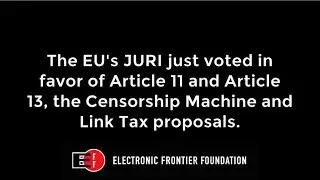 There's still time to stop #Article11 and #Article13. Here's how.