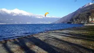 Ozone Edge V9 - 13m, great low wind session in Maccagno, Maggiore Lake