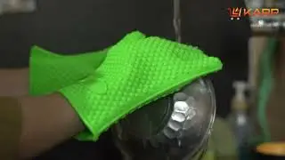 KARP Heat Resistant Food Grade Silicone Gloves For Cooking, Baking, Grilling, Smoking & Potholder