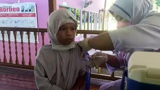VAKSIN DOS 2 SK. ULU KUKUT//JABATAN KESIHATAN KOTA BELUD