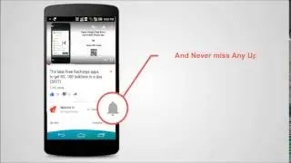 Press the Bell icon on Youtube app and never miss any update (video intro)