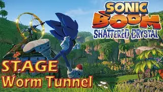 Sonic Boom Shattered Crystal (3DS) - Shadow Canyons Worm Tunnel