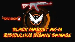 ♻️ Black Market AK-M insane damage 😨😨 ♻️ The Division 2 Dark Zone PVP ♻️ TU.12.3