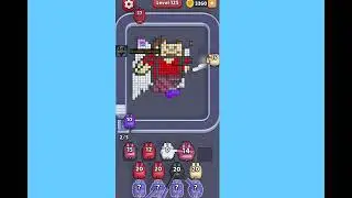 Pixel Flow Level 125 Very Hard. Walkthrough Gameplay