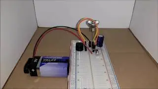 Transistor one time switch - Laser security detector