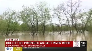 Bullitt County prepares as Salt River rises