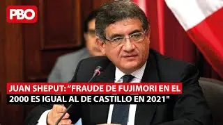 Juan Sheput: &ldquo;Fraude de Fujimori en el 2000 es igual al de Castillo en 2021