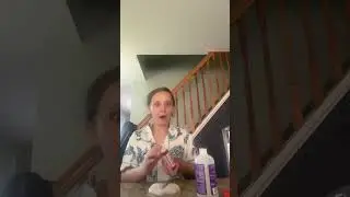 Making slime on my table