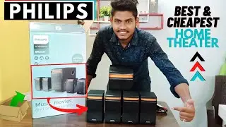 PHILIPS SPA8140B/94 4.1 38 W bluetooth chepset home theatre player unboxing or review (amazon) 2022